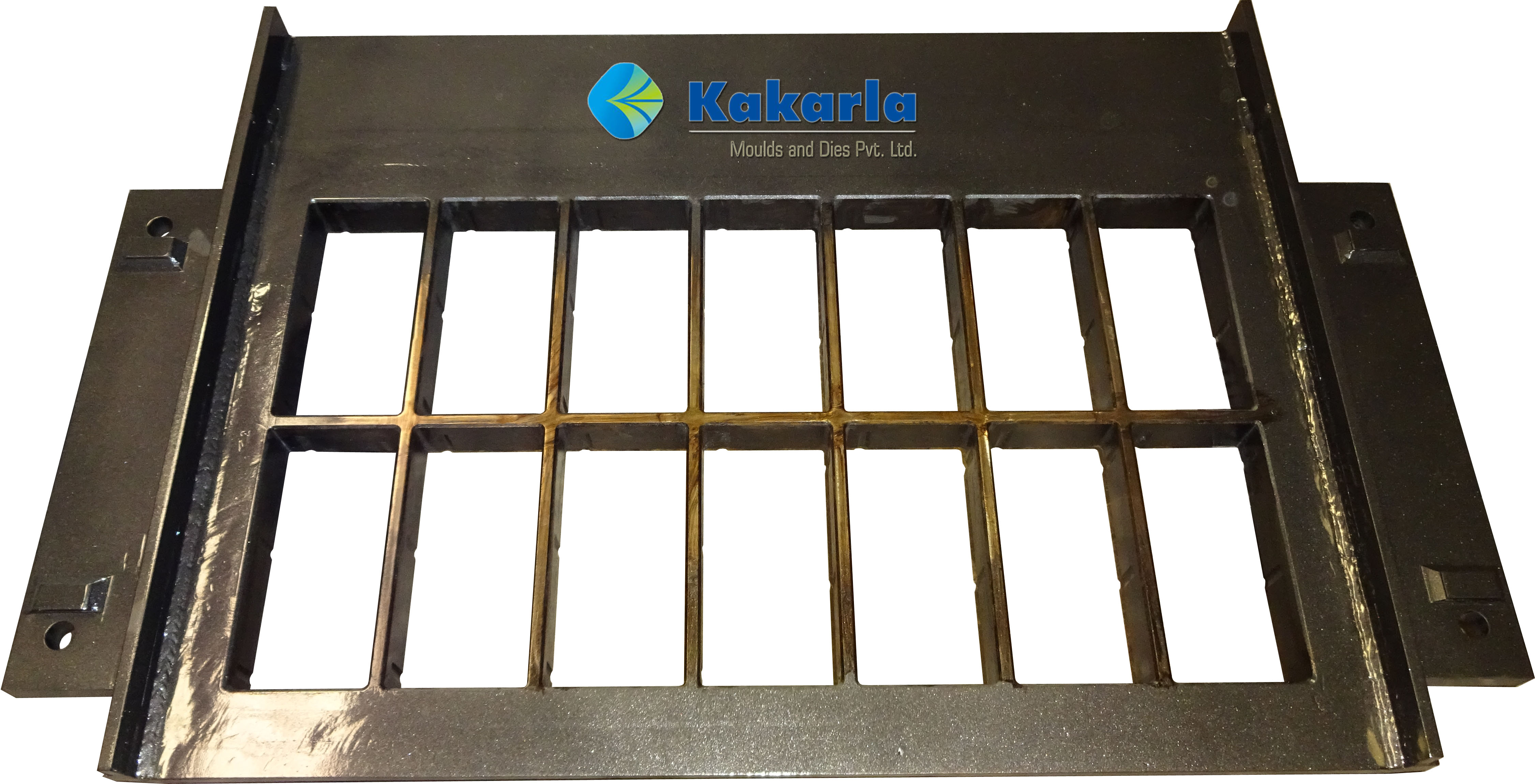 14 Cavity Rectangular Paver Grid - Forest Press Machine