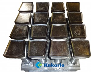 16 Cavity Cobble Radius Top Mould (L100 x W100 x H60) - Pakona Machine