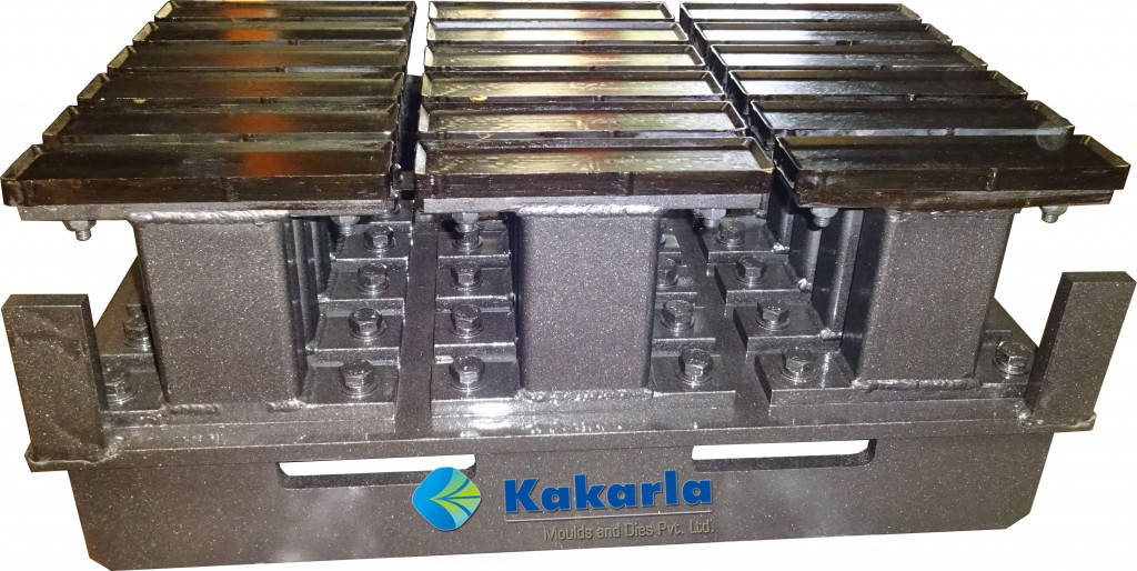 18 Cavity Rectangular Paver Top Mould - Forest Press Machine