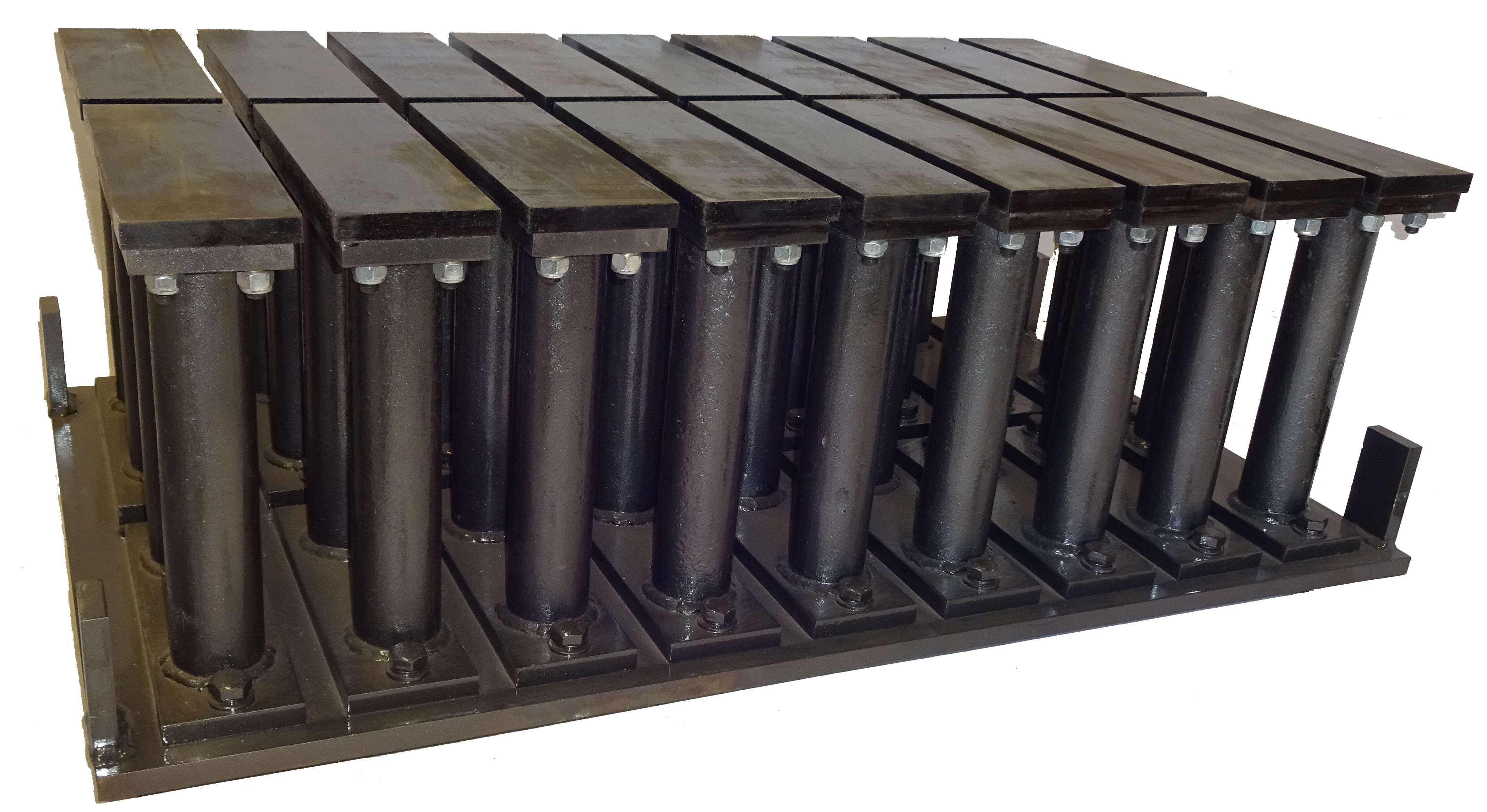 18 Cavity 4 Solid Block Top Mould - Rometa Machine