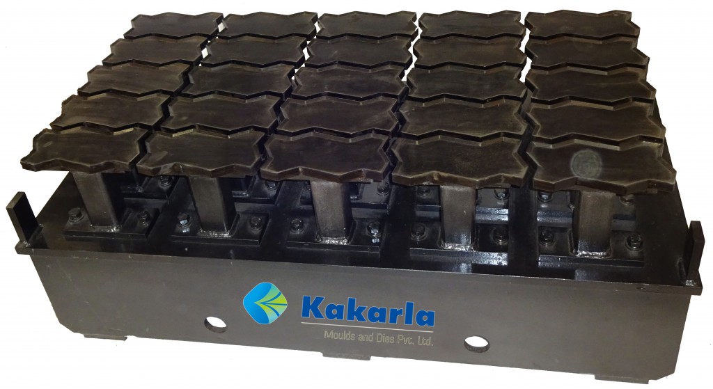 25 Cavity Uni-Paver Top Mould - Reit Machine