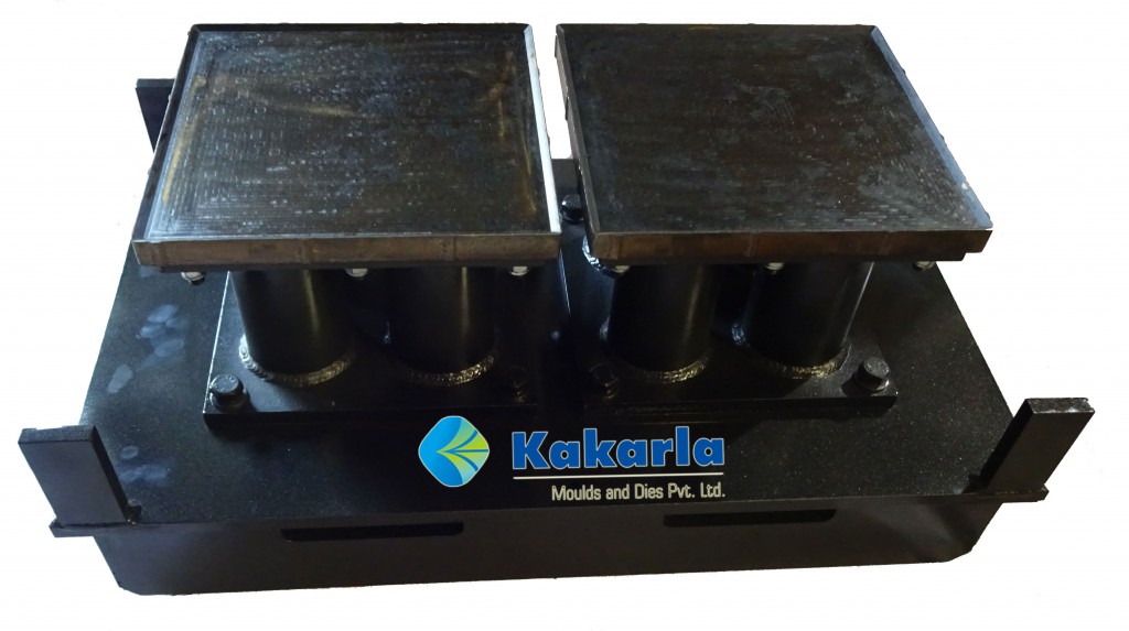 2 Cavity Square Top Mould - Forest Press