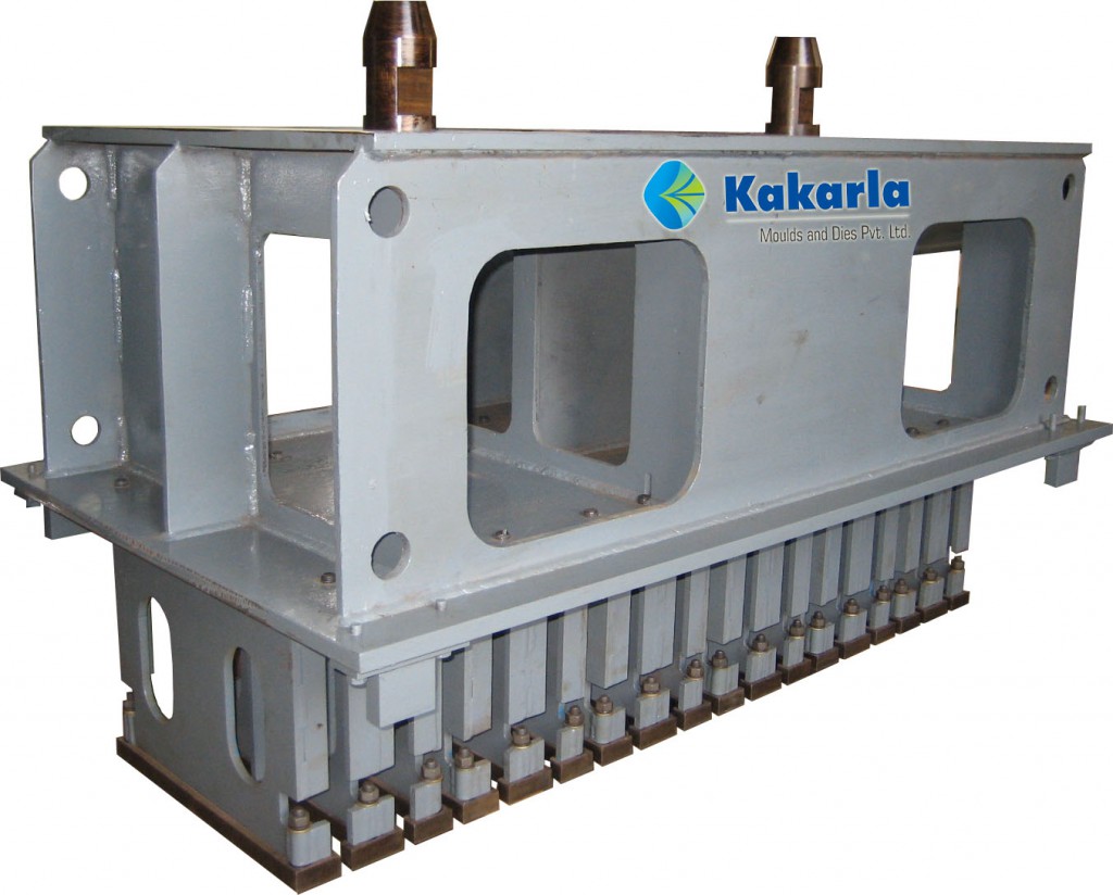 6 Cavity 8in Hollow Block (L390 x W200 x H190) Top Mould - Masa Machie