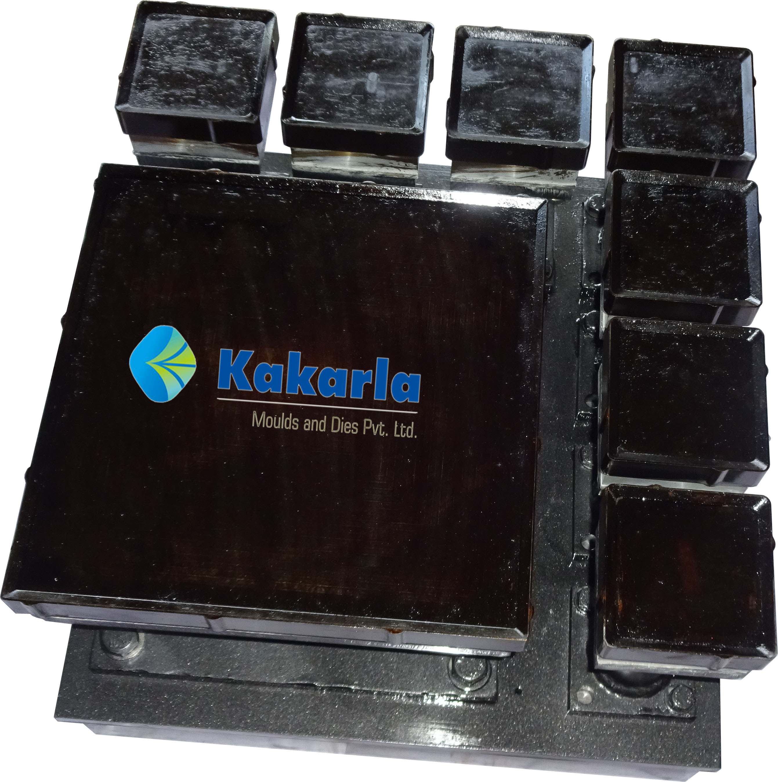 8 Cavity Combi Paver (L295 x W295 x H60) (L100 x W100 x H60) Top Mould - Pakona