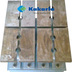 8 Cavity FlyAsh 2 Groove Top Mould (L230 x W150 x H100) - Pakona Machine