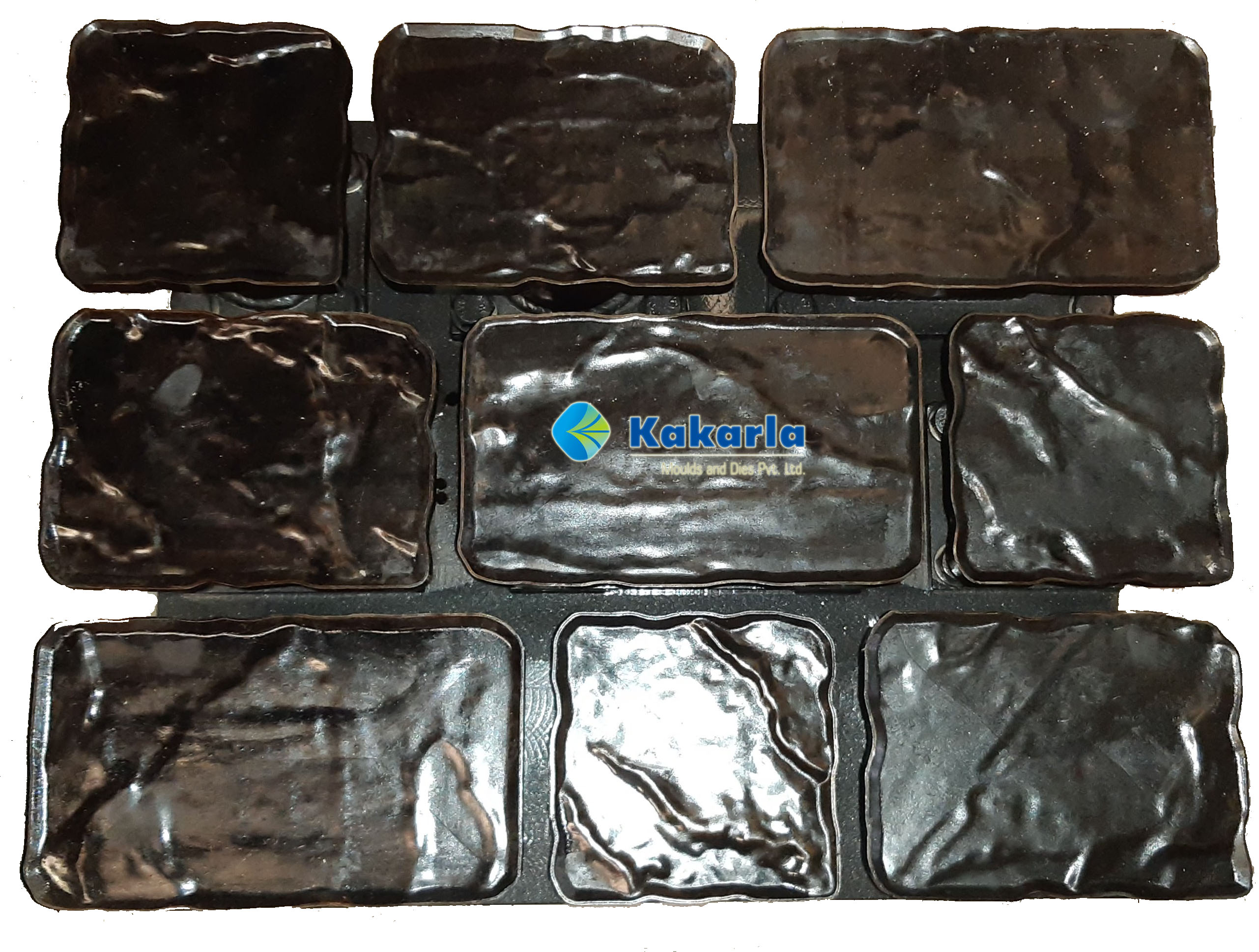 9 Cavity Flexi Paver Top Mould - Masa Machine